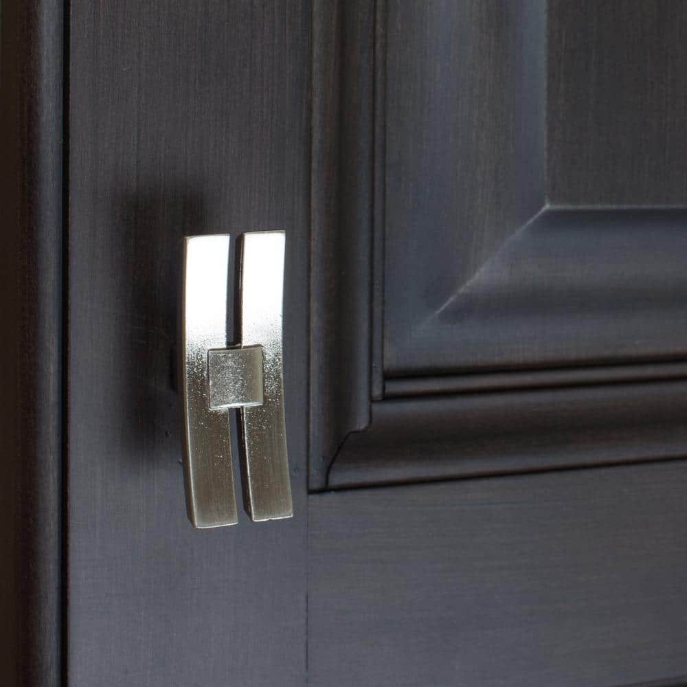 6-inch Brushed Nickel Industrial T-Handle Cabinet Knob Set
