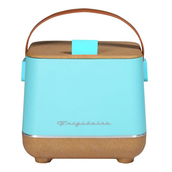 Frigidaire 1 cu. ft. 6-Can Retro Mini Fridge in Blue Cork
