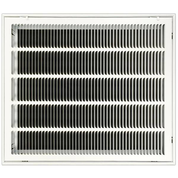SPEEDI-GRILLE 20 in. x 25 in. Return Air Vent Filter Grille with Fixed Blades, White