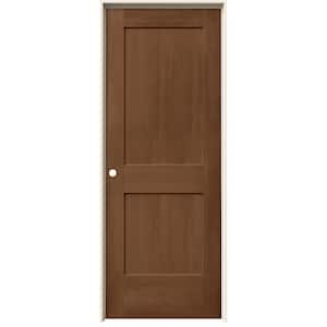 24 in. x 80 in. Monroe Hazelnut Stain Right-Hand Molded Composite Single Prehung Interior Door
