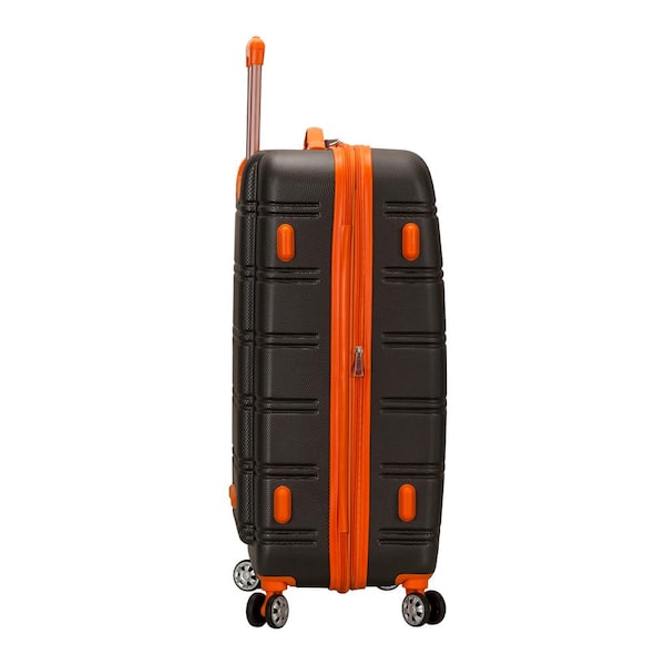 Rockland Melbourne 28 in. Charcoal Expantable Hardside Dual Wheel