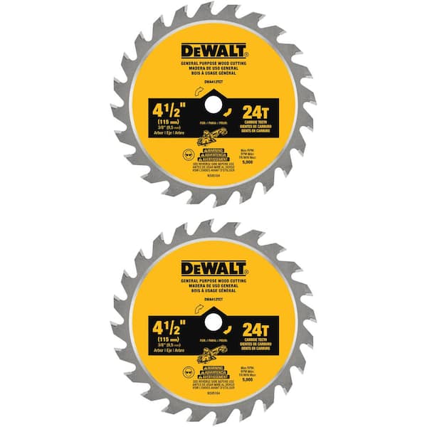 DEWALT 5-1/2-in 24-Tooth Rough Finish Carbide Circular Saw Blade in the Circular  Saw Blades department at