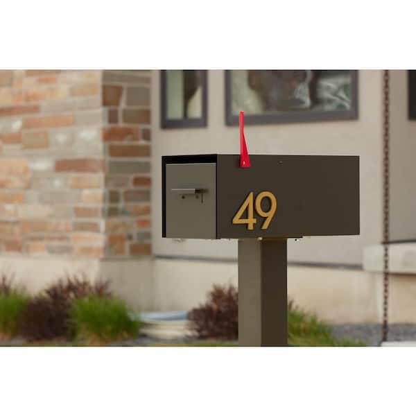POST & PORCH Large Malone Malone Post Mounted Mailbox L