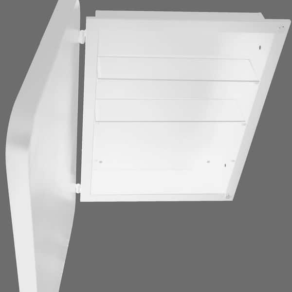 Boosicavelly 15.74 in. W x 23.60 in. H Rectangular Metal Medicine Cabinet with Mirror