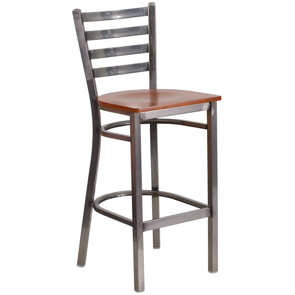 Flash Furniture 29 in. Clear Steel Bar Stool XUDG697CBARCHW The Home