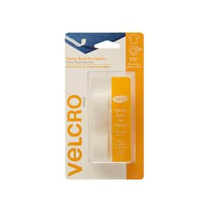 24 in. x 3/4 in. White Sticky Back for Fabrics Tape