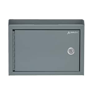 Medium Size Grey Steel Multi-Purpose Suggestion Drop Box Mailbox