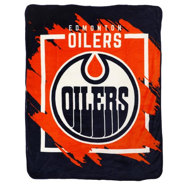 THE NORTHWEST GROUP NHL Dimensional Oilers Micro Raschel Throw