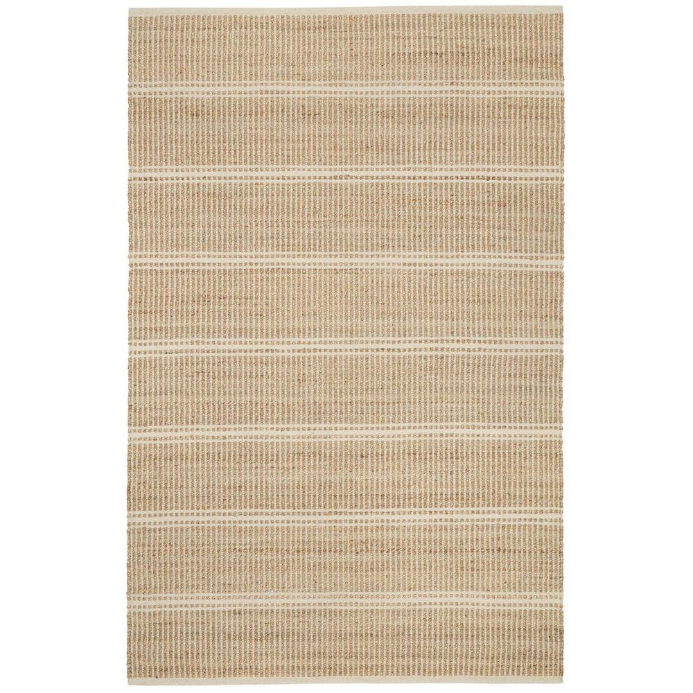 Arbor Ivory Handwoven Jute 10 ft. x 14 ft. Area Rug