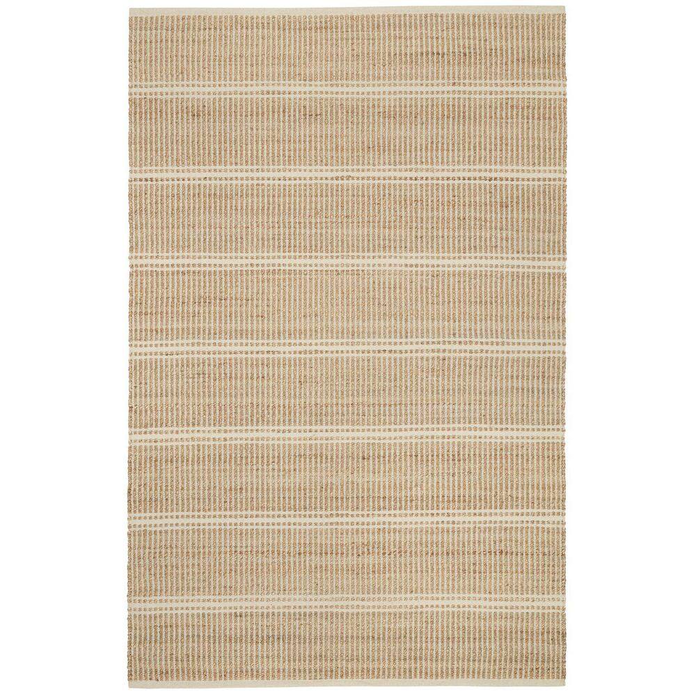 Arbor Ivory Handwoven Jute 3 ft. x 5 ft. Area Rug