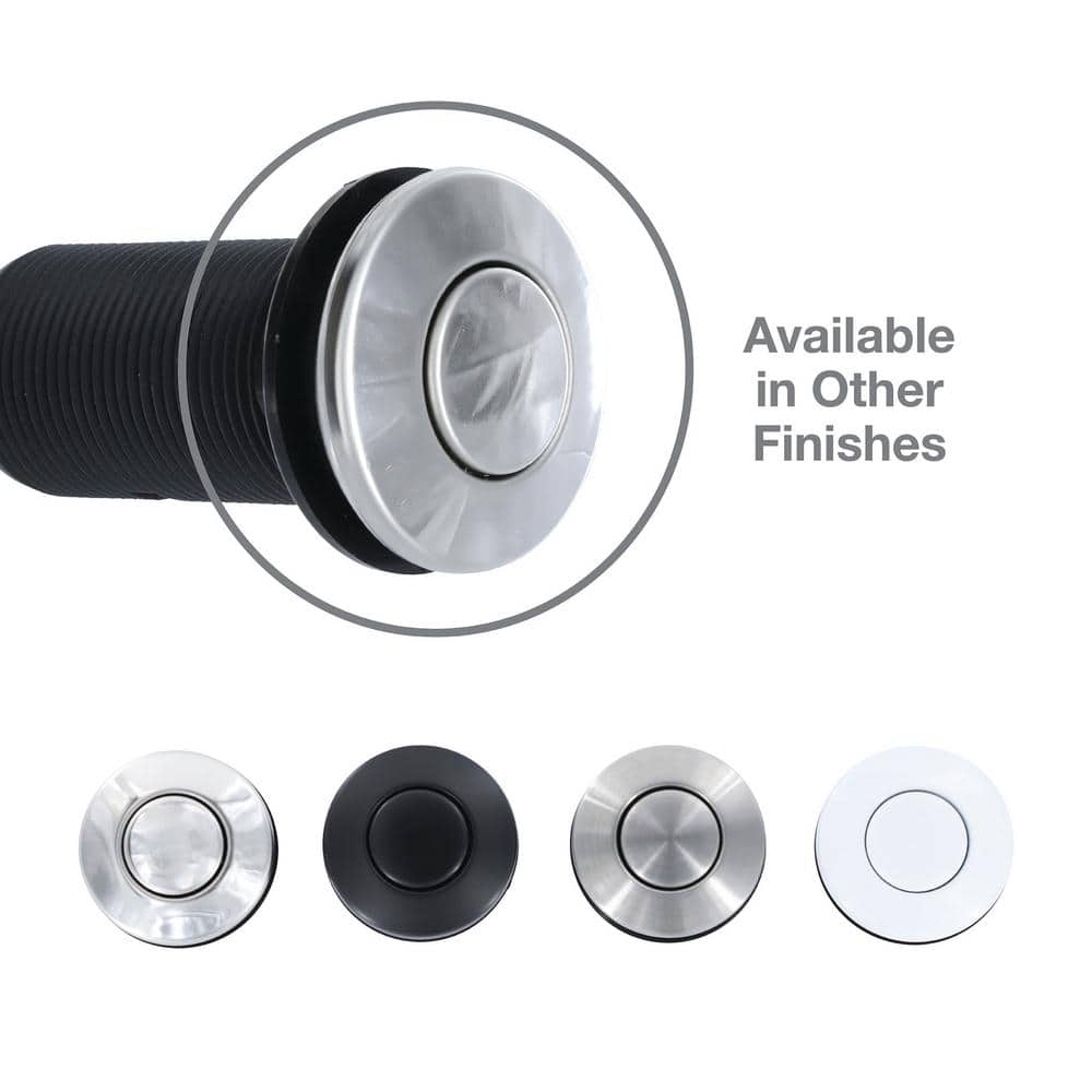 Chrome Push Button Garbage Disposal Air Switch