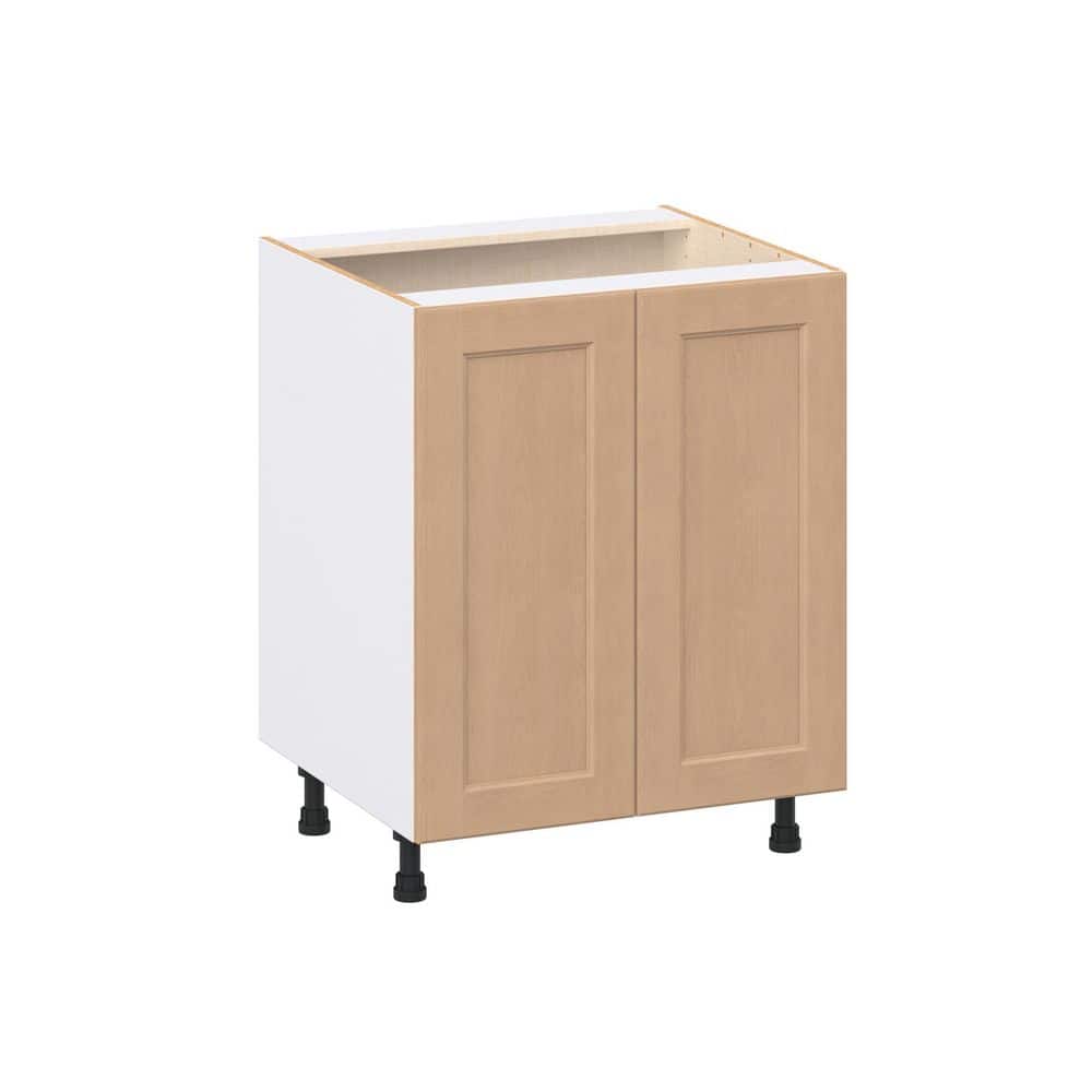 Lakewood 27 in. W x 24.5 in. D x 34.5 in. H Assembled Shaker Sink Base Kitchen Cabinet in Sugar Cookie price history on PriceWatchPro