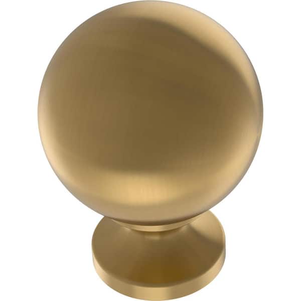 Liberty Orb 1-3/16 in. (30 mm) Modern Gold Round Cabinet Knob
