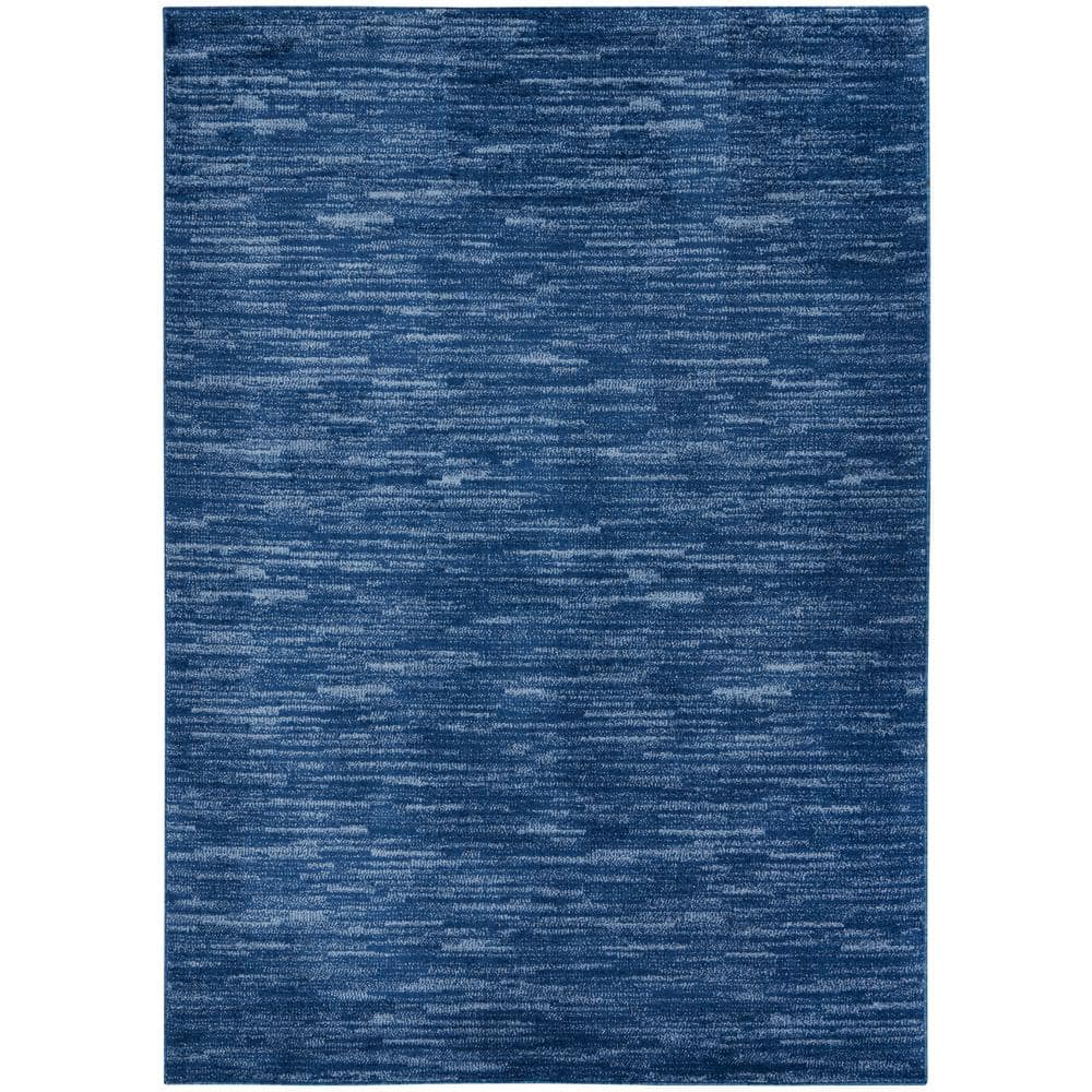 Nourison Nourison Essentials Indoor/Outdoor Navy Blue 4  x 6  Area Rug  (4x6)