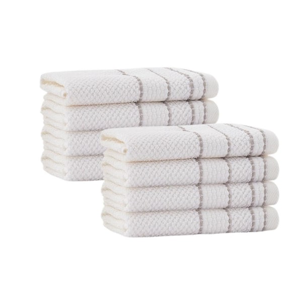 Home - Ela Hand Towels - 8 Piece Hand Towels, long staple Turkish towel -  Quick Dry, Soft, Absorbent