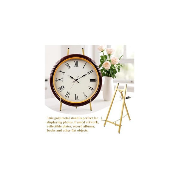エンゼルの壁掛け台座。 Metal Easel Stand for Display Table Top Picture Frame Holder with