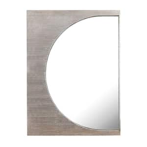 Rowland 36 in. W x 48 in. H Metal Polished Nickel Wall Mirror