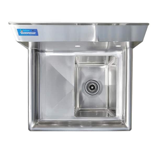 AMGOOD 20 in. x 20 in. Stainless Steel One Compartment