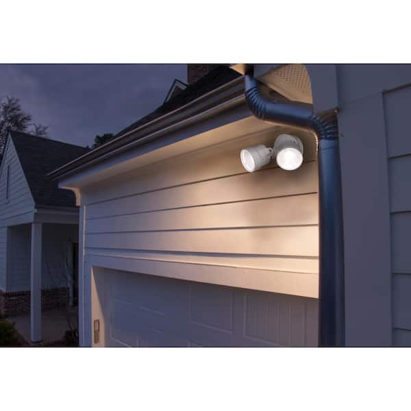 Light White Outdoor Integrated Led Wall, Exterior Soffit Lights Home Depot