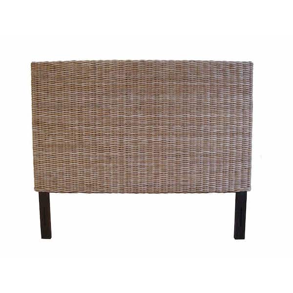 Padma's Plantation Kubu Grey Weave Twin Headboard