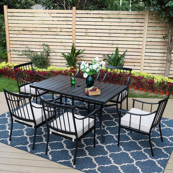 metal patio chair set