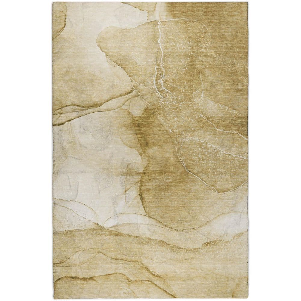 Dream Shag Premium Machine Washable Abstract ADS507 Beige 9 ft. x 12 ft. Area Rug price history on PriceWatchPro