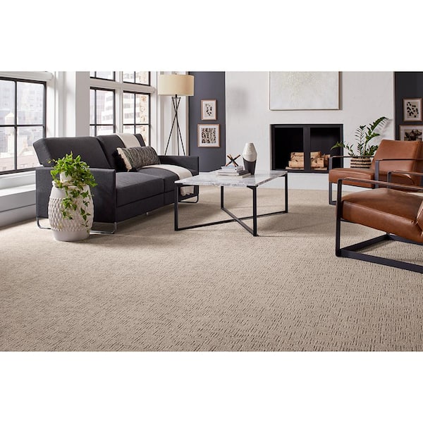 Lake Mohr - Softened Ash - Beige 45 oz. Triexta Pattern Installed Carpet