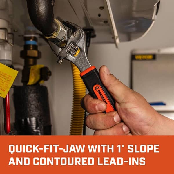 10 in. Adjustable Wrench with Cushion Grip