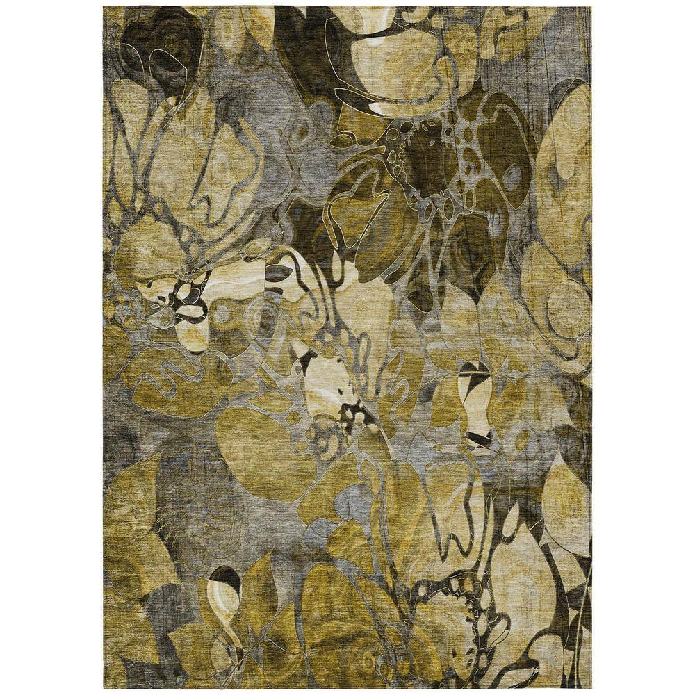 Addison Rugs Chantille ACN558 Brown 5 ft. x 7 ft. 6 in. Machine ...