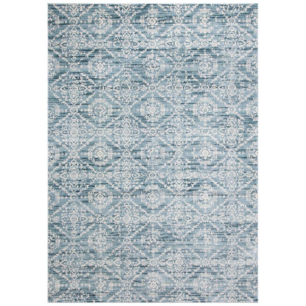 UPC 889048832589 product image for SAFAVIEH Isabella Denim Blue/Ivory 4 ft. x 6 ft. Floral Diamond Medallion Area R | upcitemdb.com