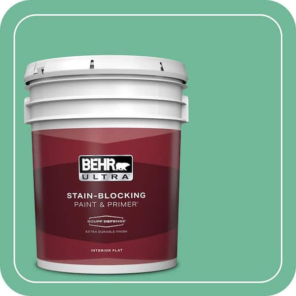 BEHR ULTRA 5 gal. #MQ6-41 Farmers Market Extra Durable Flat Interior Paint & Primer