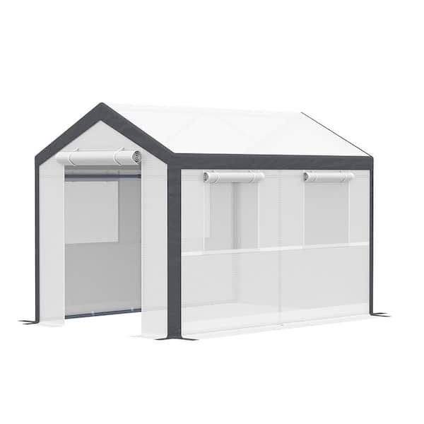 7 ft. W x 10 ft. D Resin Shed with Single Door (70 sq. ft. )