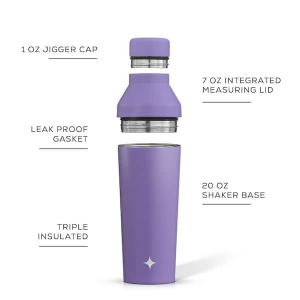 Joyjolt Vacuum Insulated Cocktail Protein Shaker - 20 Oz Shaker