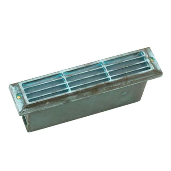 Best Quality Lighting 1-Light Verde Green Die Cast Brass Thinline Step Light