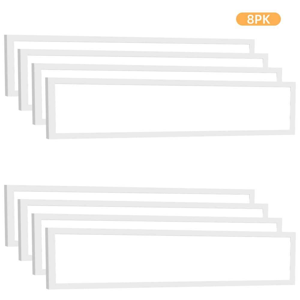 8-Pack 1 ft. x 4 ft. Dimmable White CCT and Wattage Selectable Integrated LED Back-Lit Panel Light price history on PriceWatchPro