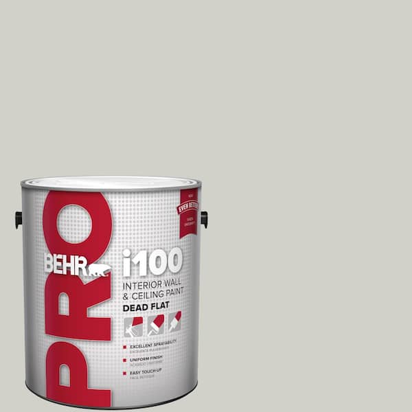 BEHR PRO 1 gal. #HDC-NT-17G Polar Fox Dead Flat Interior Paint