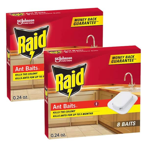 0.24 oz. Ant Baits Indoor Ant Killer, 8-Baits (2-Pack)