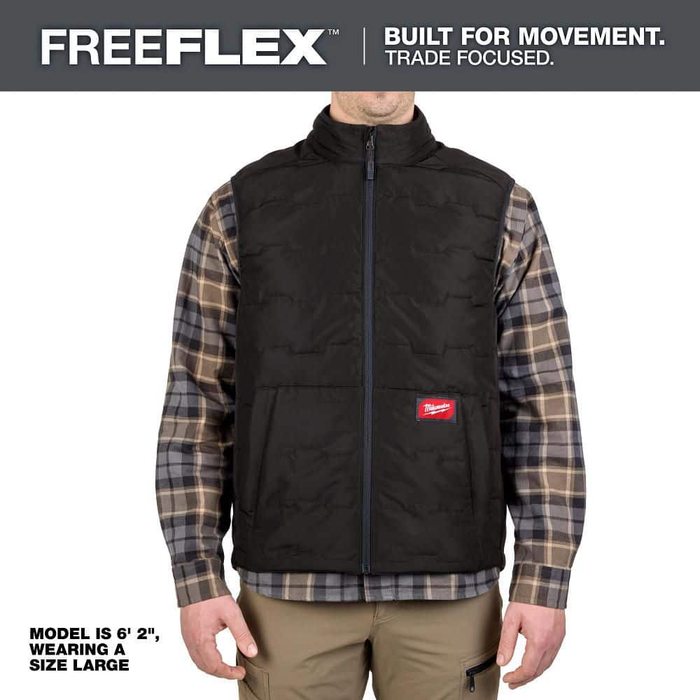 Men's 3X-Large Black FREEFLEX Lightweight Insulated Vest price history on PriceWatchPro