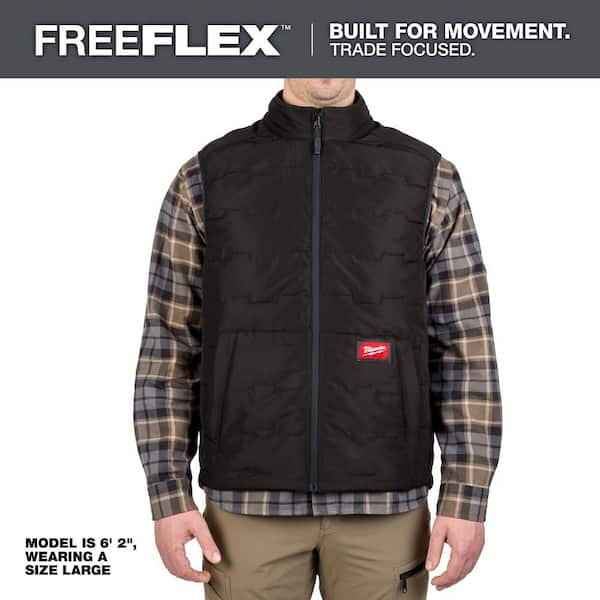 Men's X-Large Black FREEFLEX Lightweight Insulated Vest