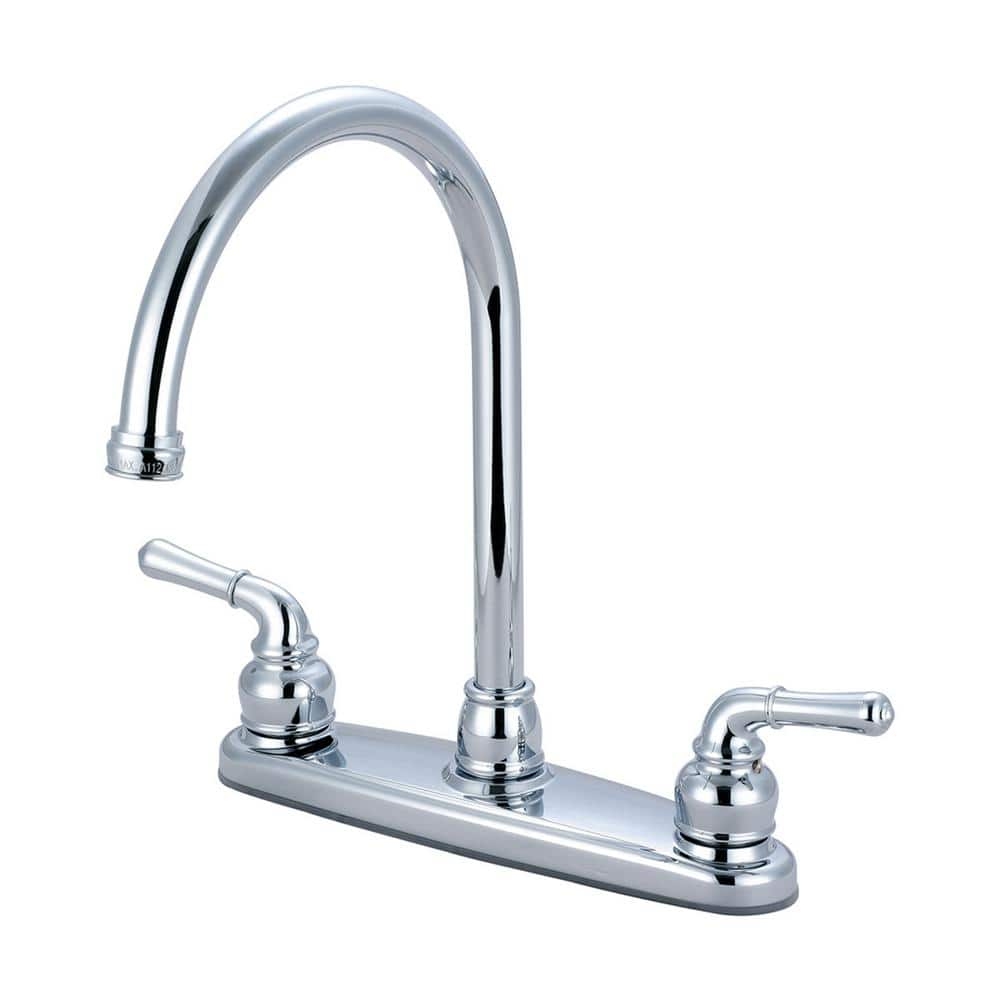 Olympia Faucets Accent 2-Handle Standard Kitchen Faucet in Moroccan ...