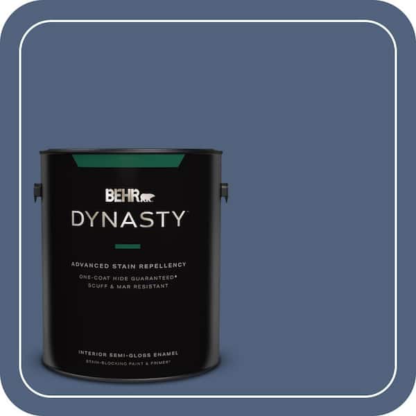 BEHR DYNASTY 1 gal. #590F-6 Mesmerize Semi-Gloss Enamel Interior Stain-Blocking Paint & Primer