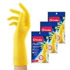 Playtex Handsaver Extra Large Yellow Latex/Neoprene/Nitrile Gloves (1-Pair)(3-Pack)