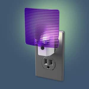 Purple Wave Translucent Screen Automatic LED Night Light