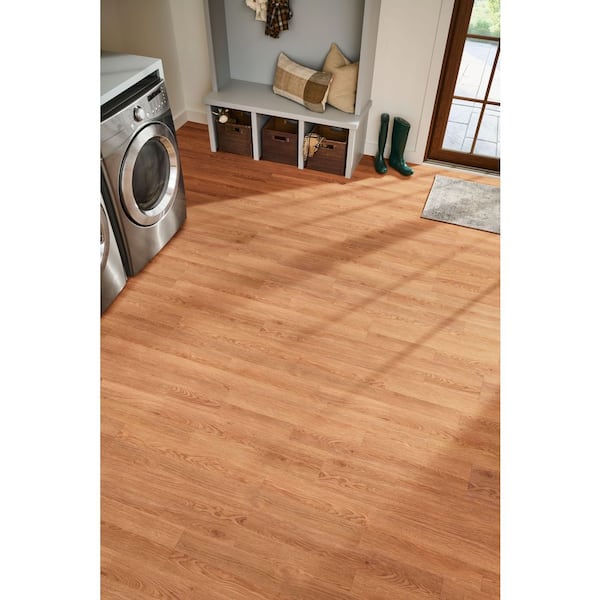 Bruce Bruce Plano Natural Red Oak 22 MIL 7 in. W x 48 in. L