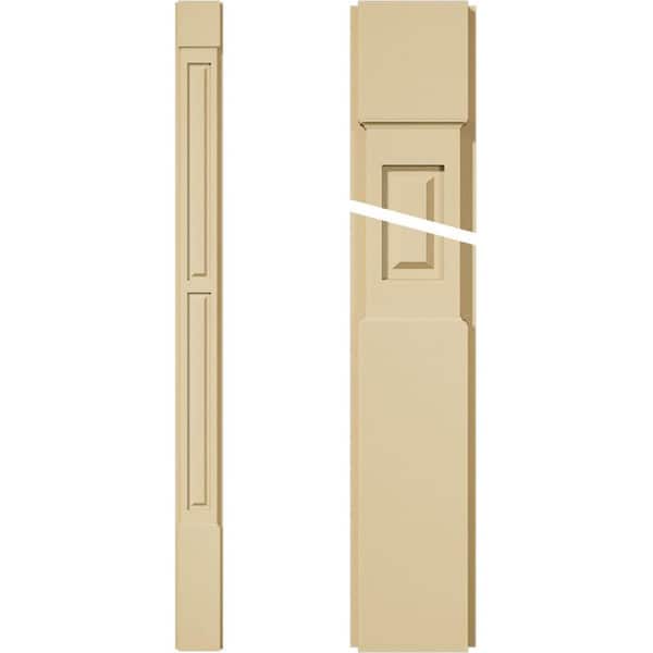 Ekena Millwork 2 in. D x 6 in. W x 82 in. L Primed Polyurethane Pilaster 1- Pack