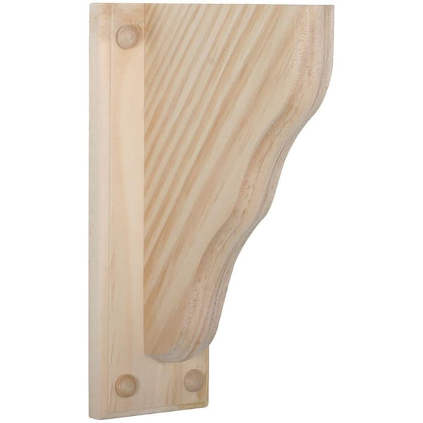 10-1/4 in. x 7-1/2 in. 35 lb. Natural Shelf Bracket