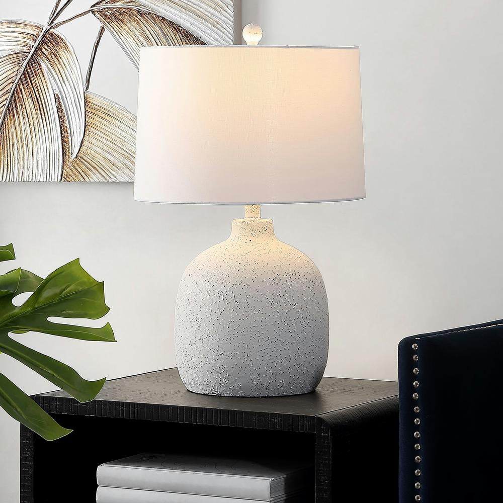 Veleri 24 in. White Speckle Table Lamp with White Shade price history on PriceWatchPro