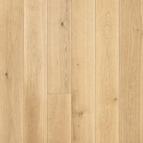 Lucerne White Oak Select 3/4 in. T x 7-1/2 in.W Tongue and Groove Wire Brushed Eng Hardwood Flooring(29.45 sq. ft./Case)