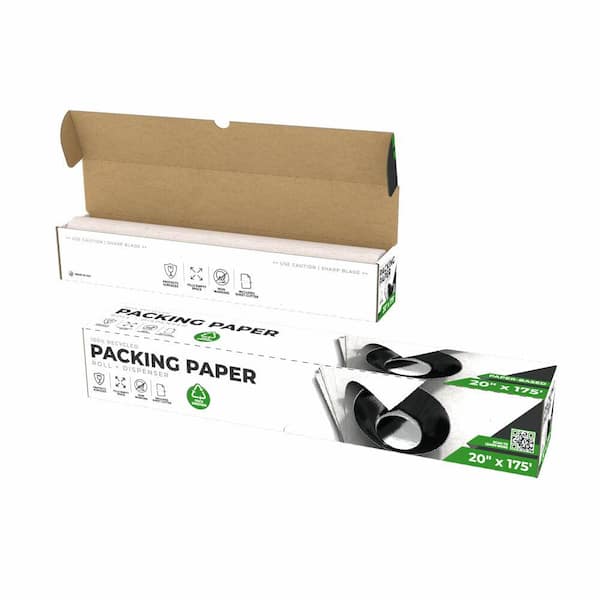 175 ft. L x 20 in. W Packing Paper with Dispenser Box (240-Pack)