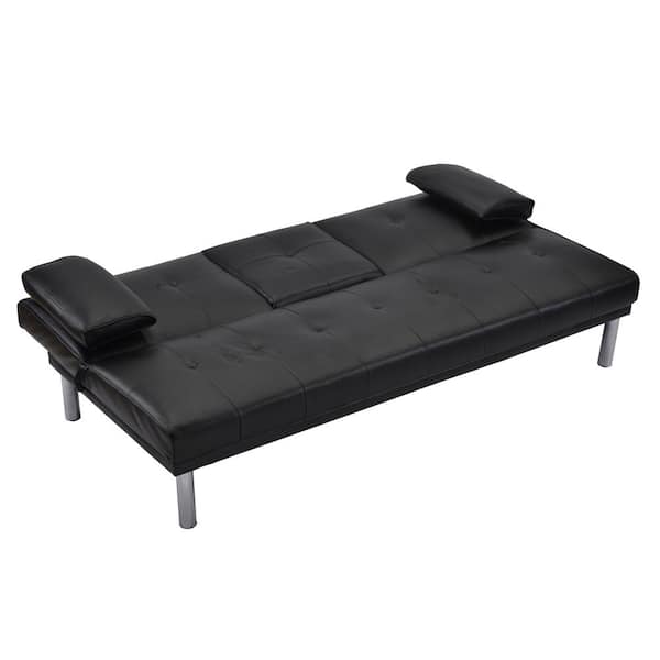 Boyel Living Convertible Sofa Bed With, Black Sofa Bed Couch